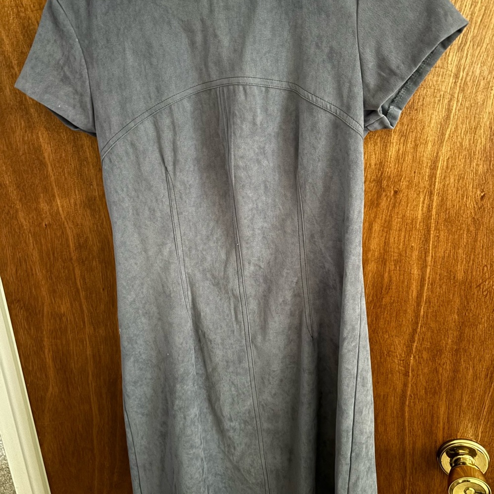 Chic Gray Midi Dress for Women